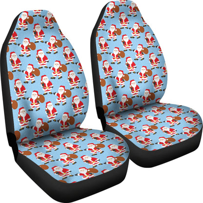 Santa Christmas Themed Print Design LKS305 Car Seat Covers