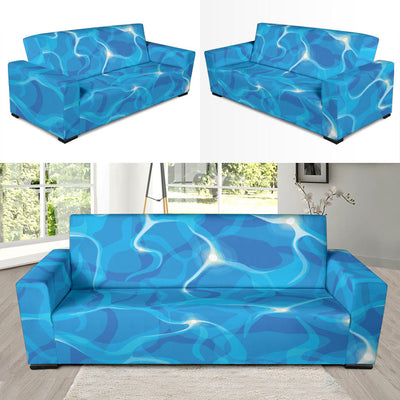 Ocean Reflex Pattern Print Design A02 Sofa Slipcover