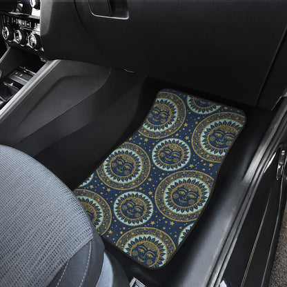 Boho Sun Dream Car Floor Mats Front Back