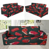 Meat Pattern Print Design 01 Sofa Slipcover