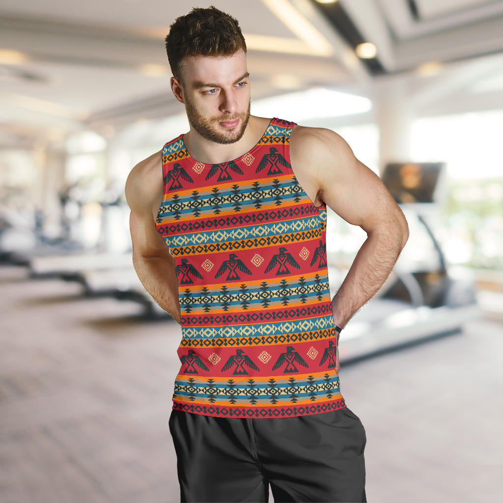 Eagles Native American Design Men Tank Top