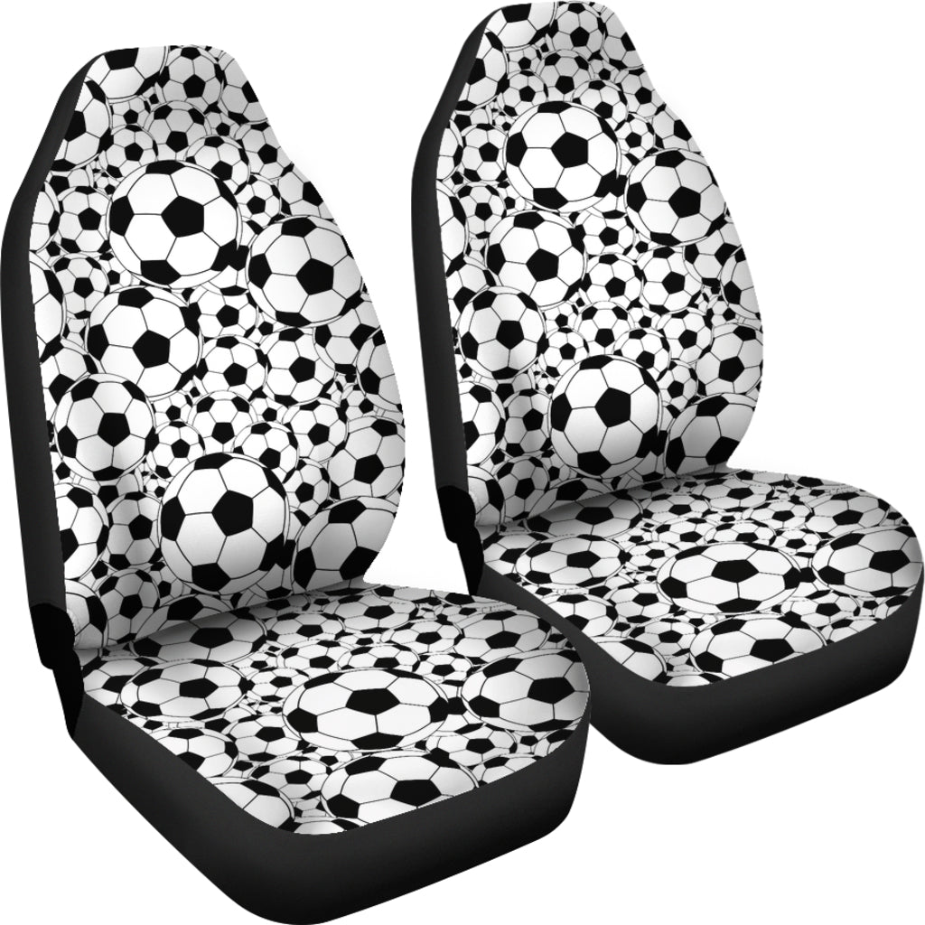 Soccer Ball Print Design LKS301 Car Seat Covers