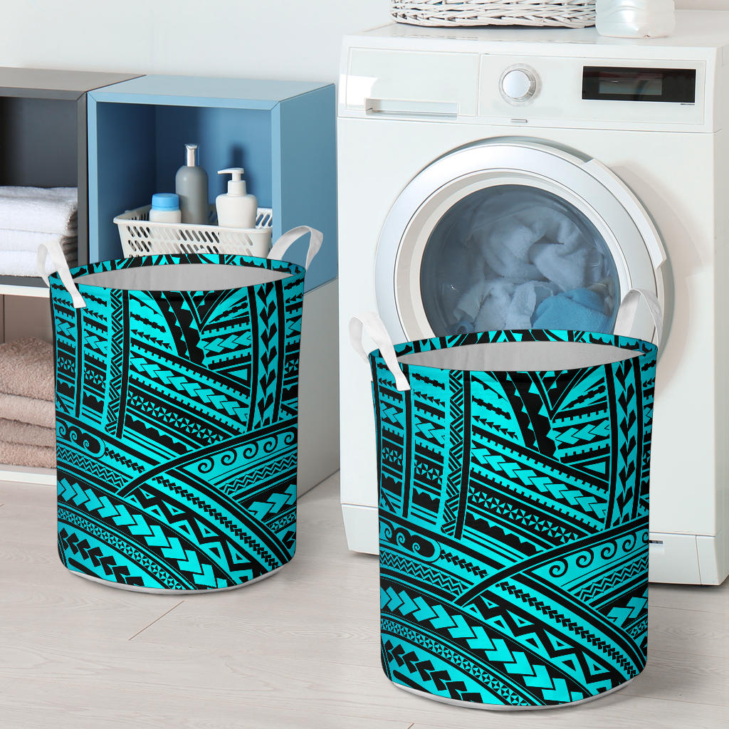 Polynesian Tribal Laundry Basket