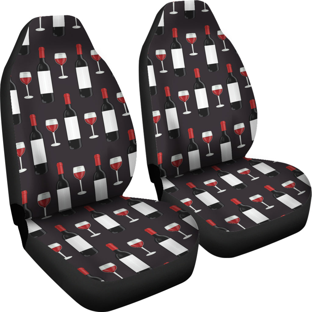 Wine Print Design LKS309 Car Seat Covers