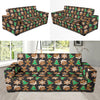 Gingerbread Pattern Print Design 02 Sofa Slipcover