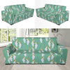 Cockatoo Pattern Print Design 01 Sofa Slipcover