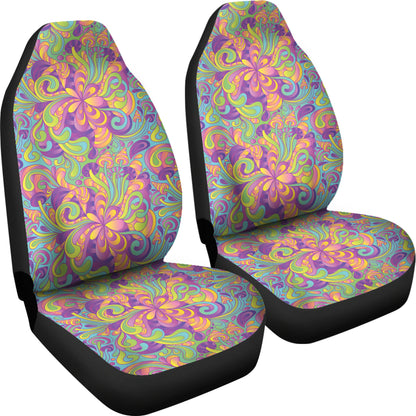 Trippy Print Design LKS306 Car Seat Covers