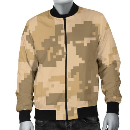 ACU Digital Desert Camouflage Men Bomber Jacket