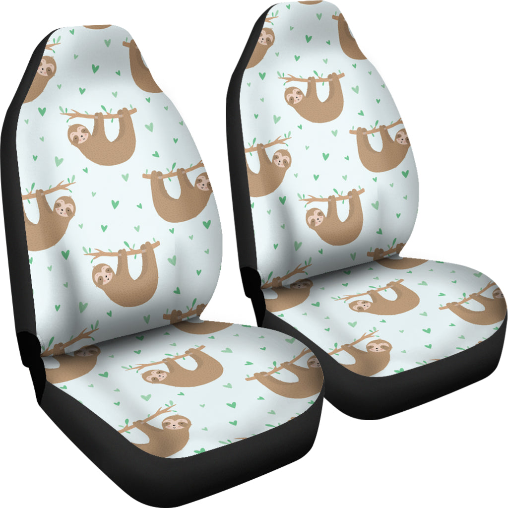 Sloth Print Design LKS308 Car Seat Covers