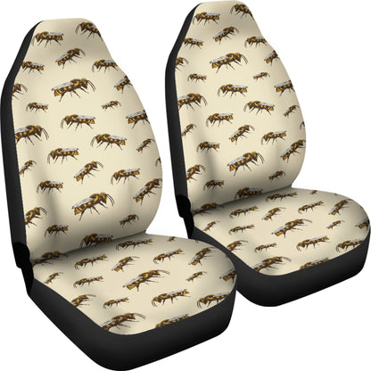 Bee Print Design LKS306 Car Seat Covers