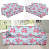 Camellia Pattern Print Design 01 Sofa Slipcover