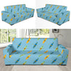 Kayak Pattern Print Design 04 Sofa Slipcover