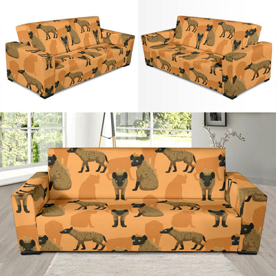 Hyena Pattern Print Design 01 Sofa Slipcover