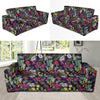 Cactus Pattern Print Design 08 Sofa Slipcover