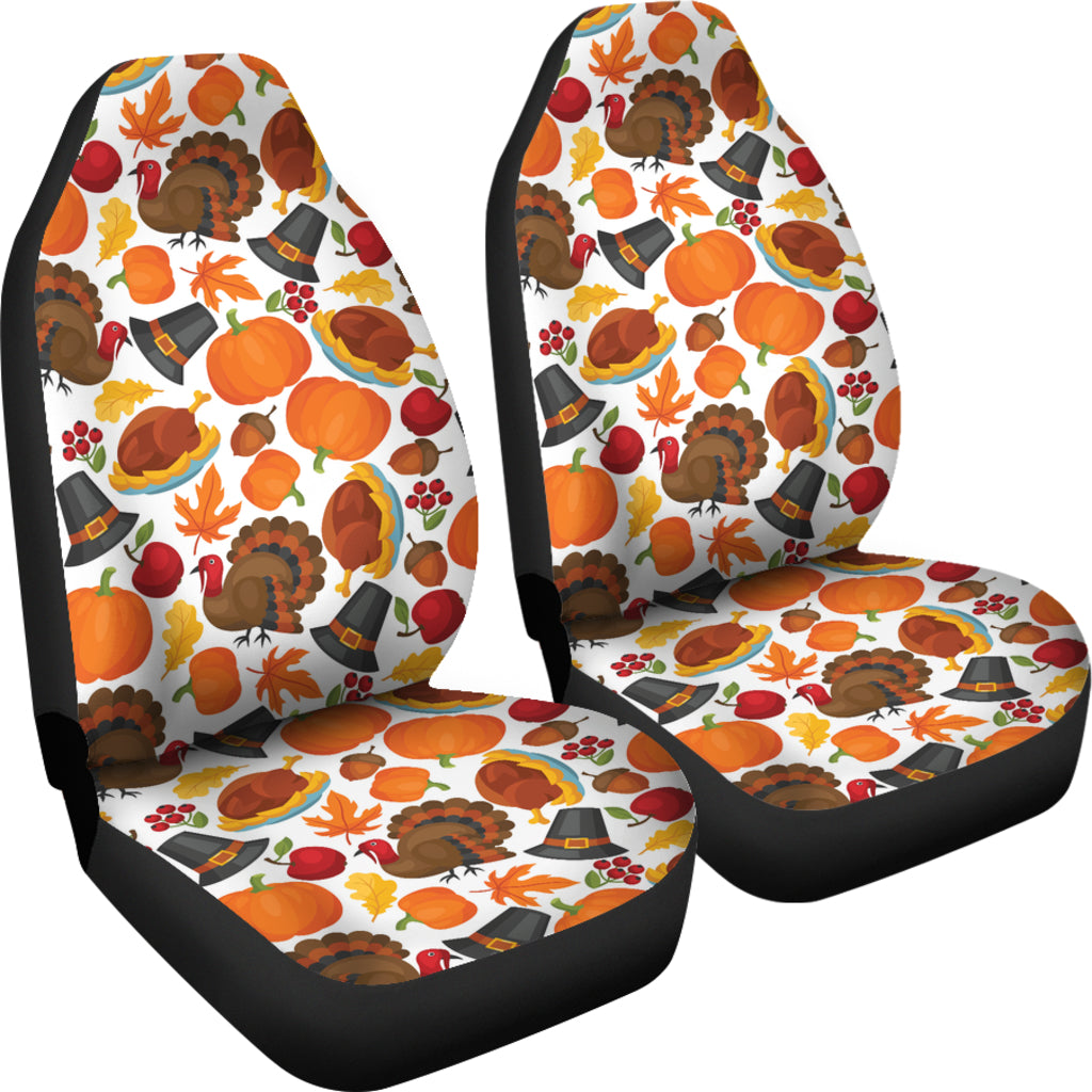 Thanksgiving Print Design LKS304 Car Seat Covers