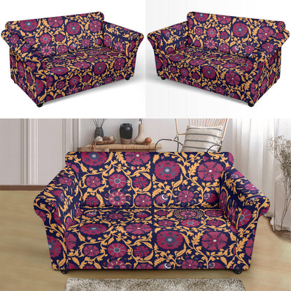 Suzani Print Design LKS303 Loveseat Couch Slipcover