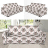 Aztec Wolf Pattern Print Design 01 Sofa Slipcover