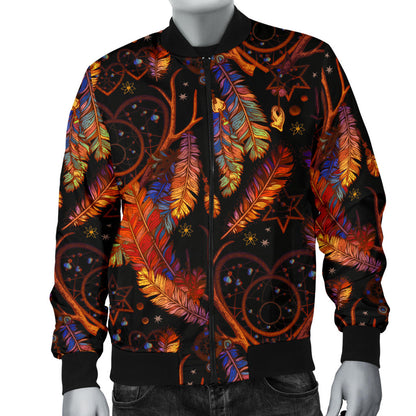 Dream Catcher Native American Design Men Bomber Jacket