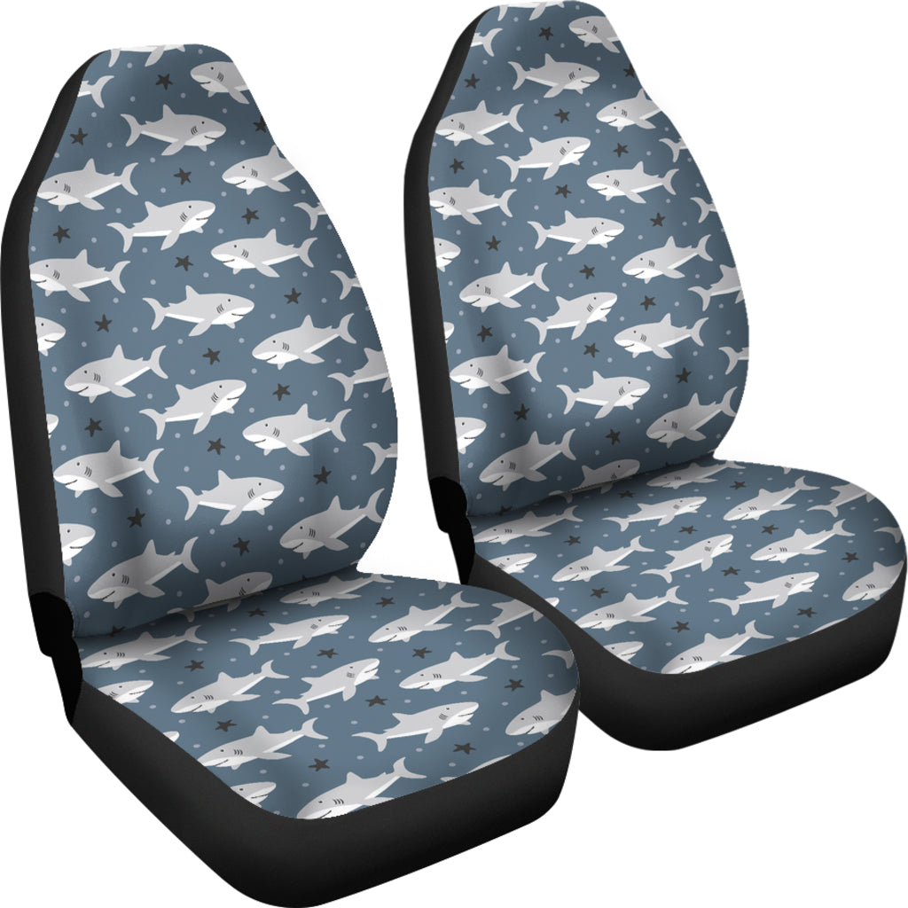 Shark Print Design LKS305 Car Seat Covers