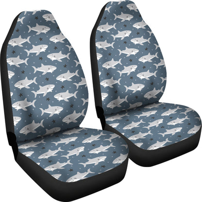 Shark Print Design LKS305 Car Seat Covers