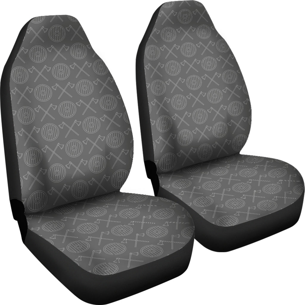 Vikings Print Design LKS303 Car Seat Covers