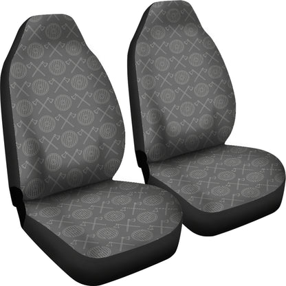 Vikings Print Design LKS303 Car Seat Covers