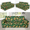 Gingerbread Pattern Print Design 04 Sofa Slipcover