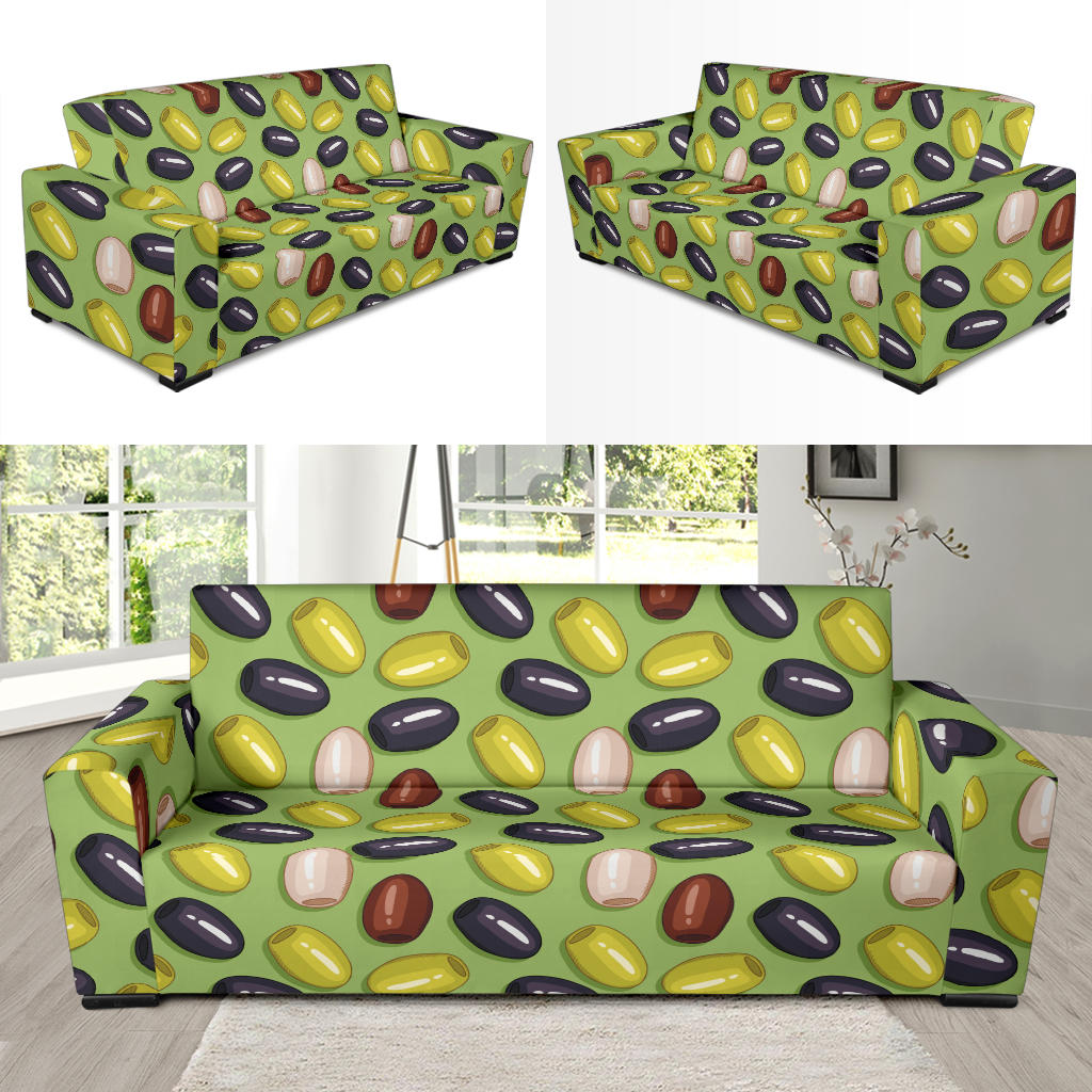 Olive Print Design LKS301 Sofa Slipcover