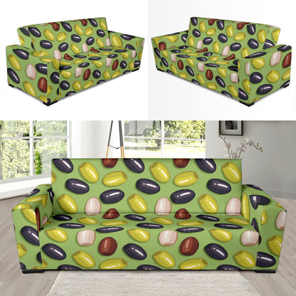 Olive Print Design LKS301 Sofa Slipcover