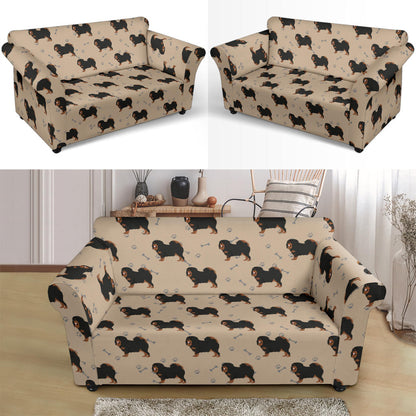 Tibetan Mastiffs Print Design LKS301 Loveseat Couch Slipcover