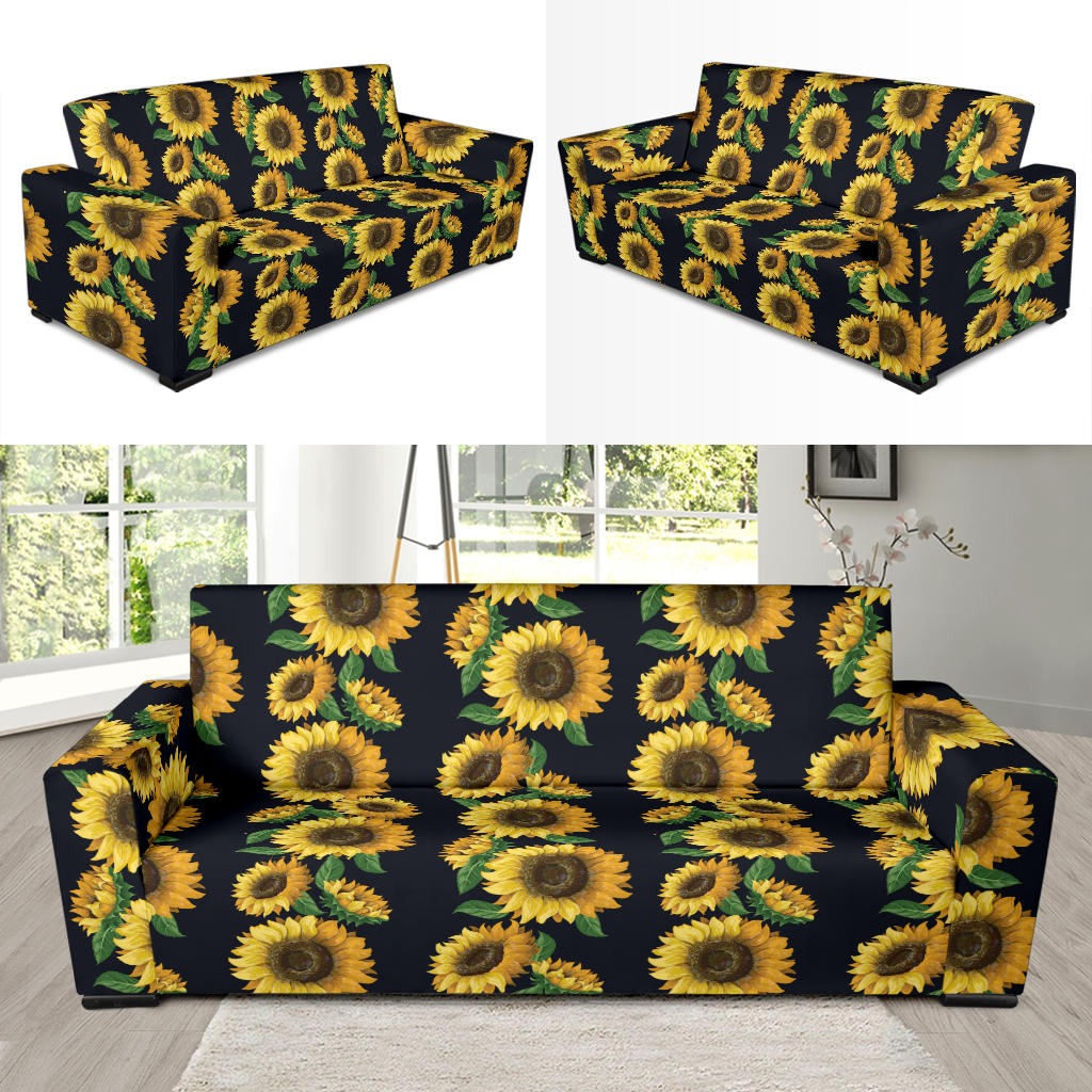 Sunflower Print Design LKS306 Sofa Slipcover