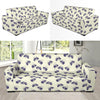 Bee Pattern Print Design 02 Sofa Slipcover