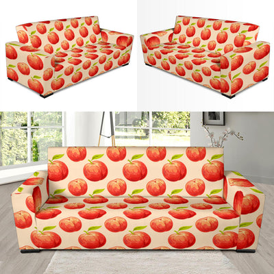 Peach Pattern Print Design A03 Sofa Slipcover