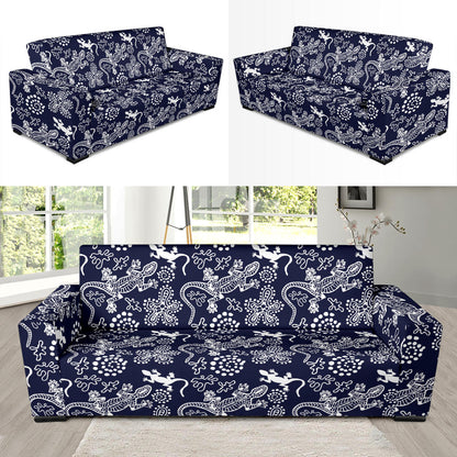 lizard Pattern Print Design 03 Sofa Slipcover