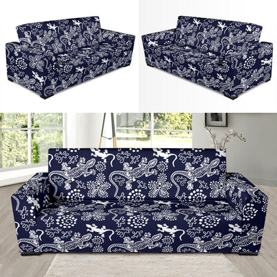 lizard Pattern Print Design 03 Sofa Slipcover