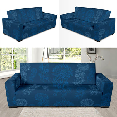 Jellyfish Pattern Print Design 01 Sofa Slipcover