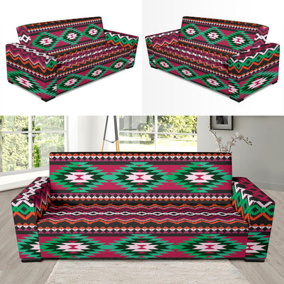 Mexican Pattern Print Design 01 Sofa Slipcover