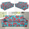 Prawn Pattern Print Design 01 Sofa Slipcover