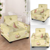 Beach with Seashell Theme Armchair Slipcover