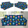 Jellyfish Pattern Print Design 04 Sofa Slipcover