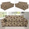 Cowboy Pattern Print Design 05 Sofa Slipcover