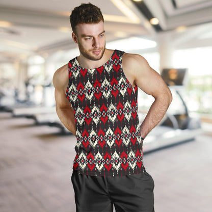 Southwestern Pattern Men Tank Top