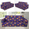 Mardi Gras Pattern Print Design 03 Sofa Slipcover