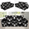 Moose Pattern Print Design 02 Sofa Slipcover