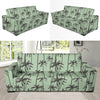 Palm Tree Pattern Print Design A04 Sofa Slipcover