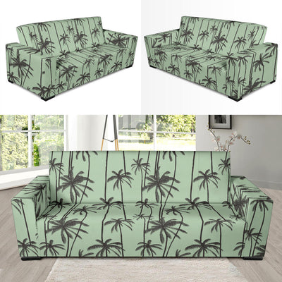 Palm Tree Pattern Print Design A04 Sofa Slipcover