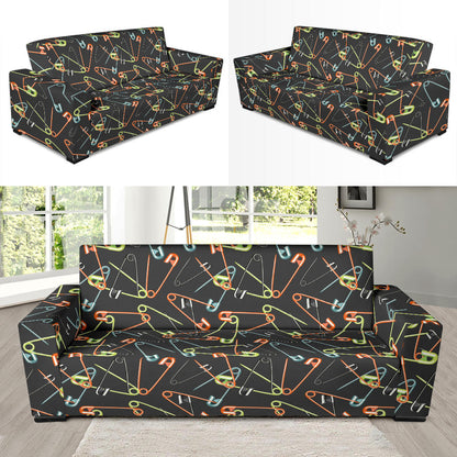 Safety Pin Print Design LKS301 Sofa Slipcover