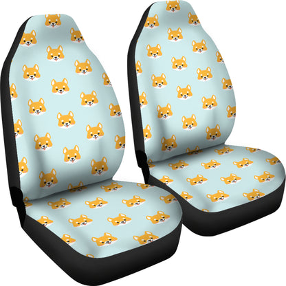 Shiba Inu Print Design LKS301 Car Seat Covers