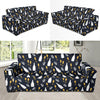 Champagne Pattern Print Design 01 Sofa Slipcover