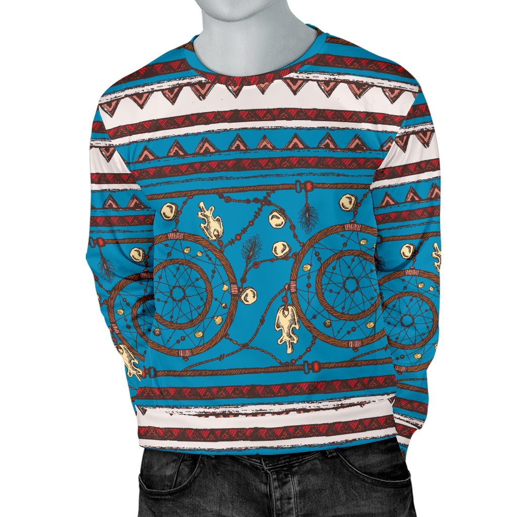 Dream catcher aztec Men Long Sleeve Sweatshirt